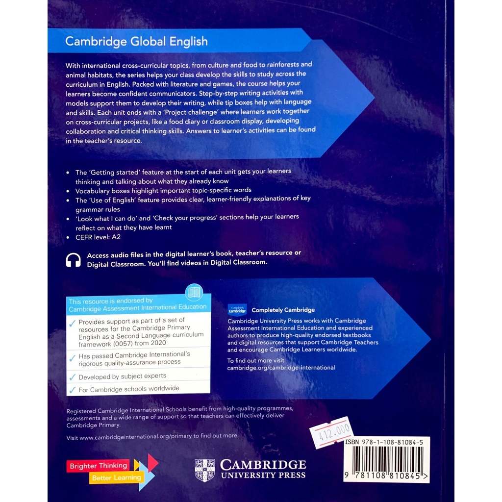 Cam Global English 2e Learner's Book 5 with Digital Access