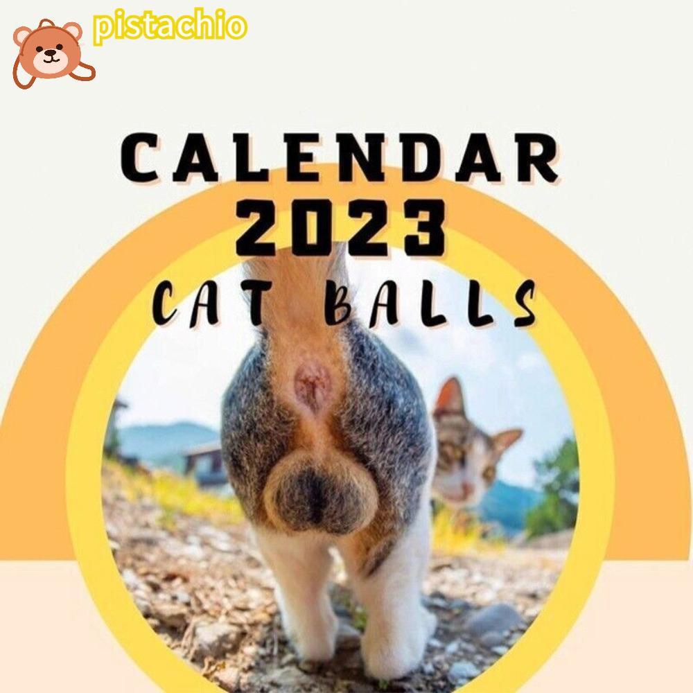 Lịch Để Bàn Năm Mới Hình Mèo PISTA Vui Nhộn