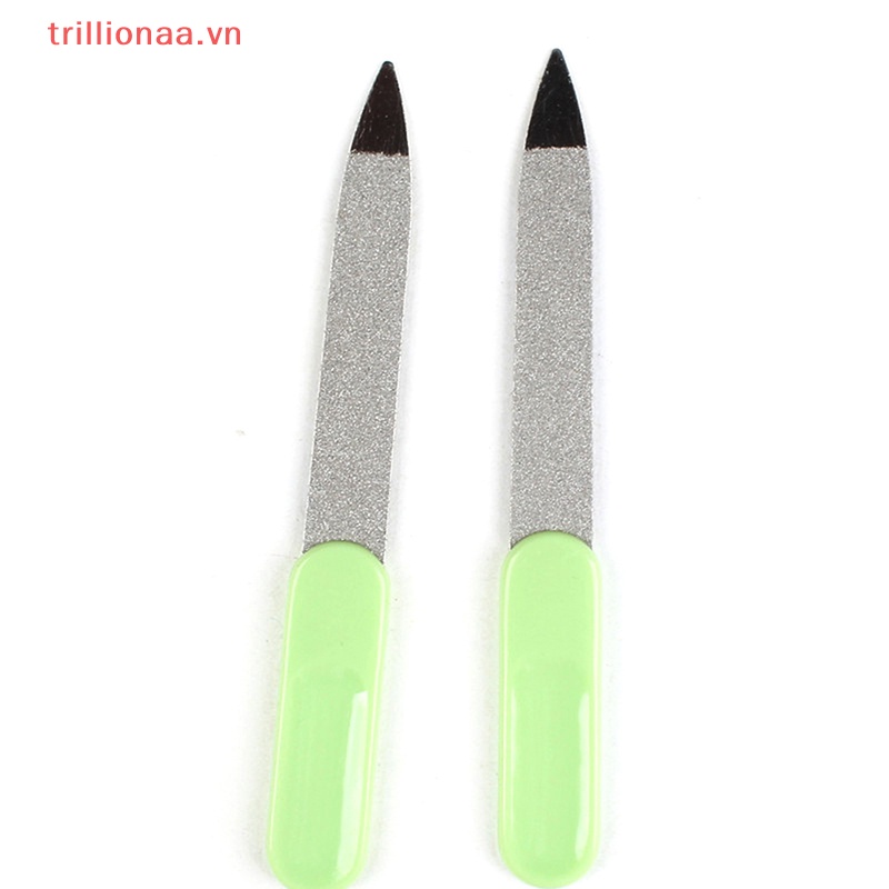Bộ 2 Cây Dũa Móng Hai Mặt Bằng Thép Không Gỉ