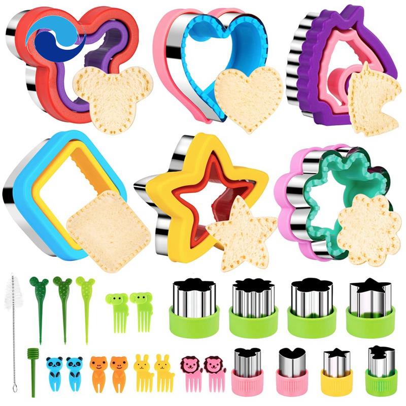 Bộ 29 Dụng Cụ Cắt Bánh Sandwich, Bánh Quy Tự Làm Cho Bé