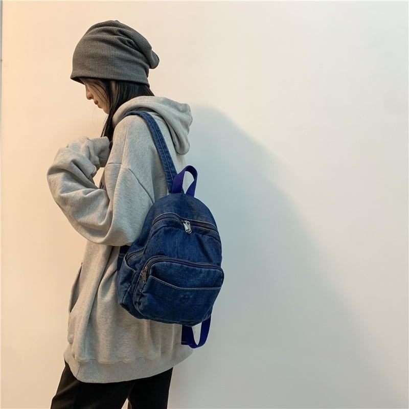 Ba Lô Denim Mini Thời Trang Năm Mới Dành Cho Nữ