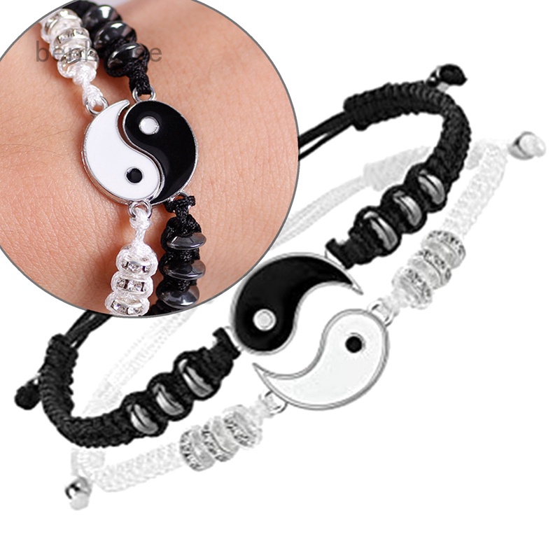 Bộ 2 Vòng Tay Âm Dương Có Thể Điều Chỉnh