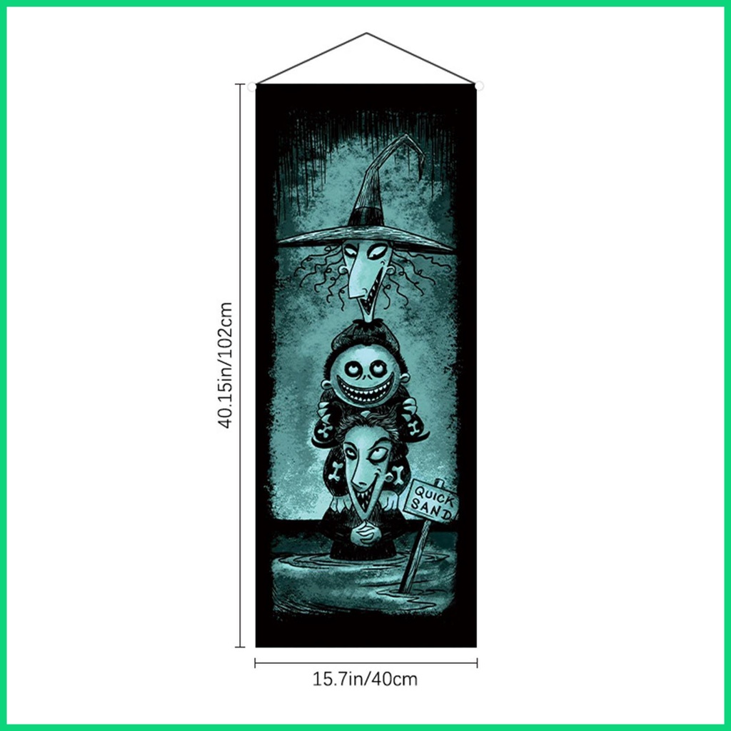 Cờ Treo In Hình Nhân Vật Phim Kinh Dị Chống Nước Tái Sử Dụng Được Cho Tiệc Halloween