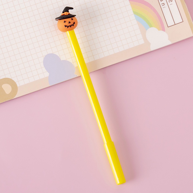 Bút Mực Gel Hình Quả Bí Ngô Halloween Sáng Tạo