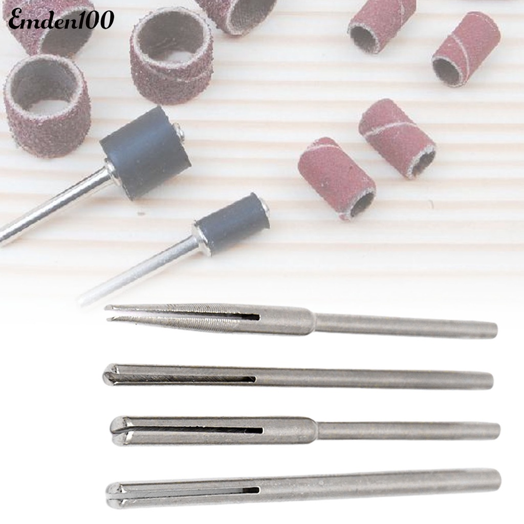 Set 4 Kẹp Giấy Nhám Bằng Thép Không Gỉ Giá Đỡ