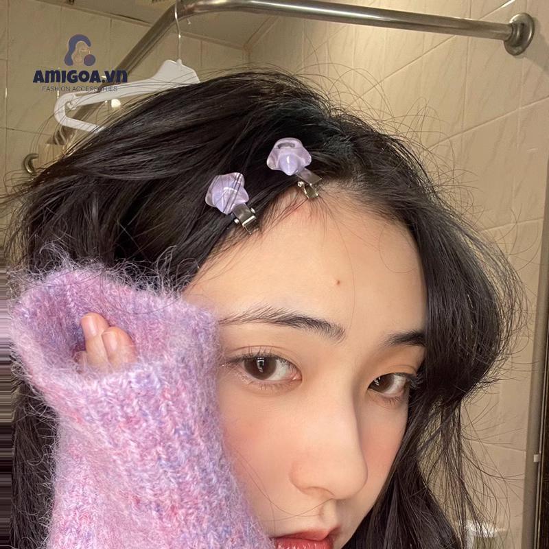 ✨✨Kẹp Tóc Mái Hình Ngôi Sao Sắc Màu Tươi Mát Dành Cho Con Gái