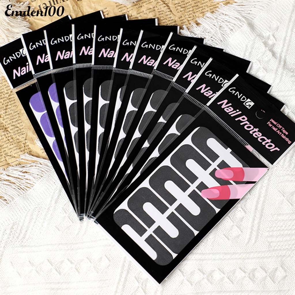 Bộ 10 Miếng Dán Ngón Tay Chống Lem Siêu Mỏng Dùng Trong Salon