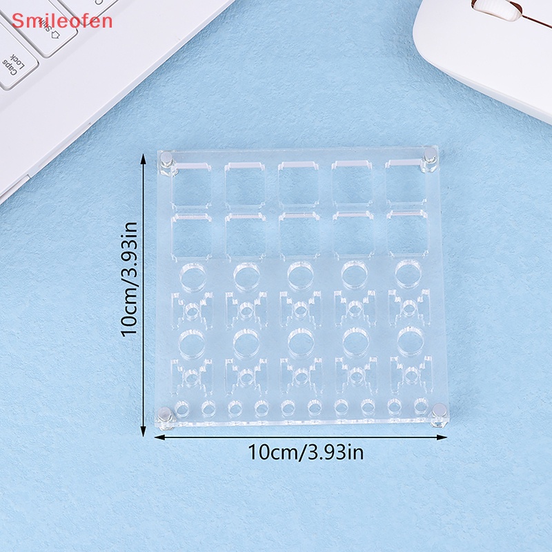 Bảng Acrylic 2 Trong 1 Kiểm Tra Công Tắc Bàn Phím Cơ / Bôi Trơn DIY Mới