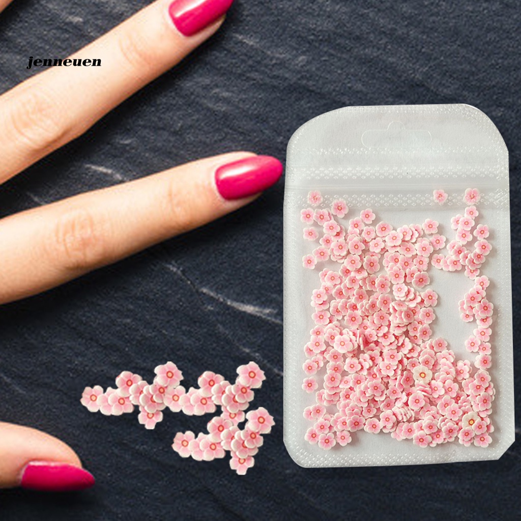 10g Hạt Nhựa Hình Bông Hoa Nhiều Màu Sắc Tự Trang Trí Móng Tay Thời Trang