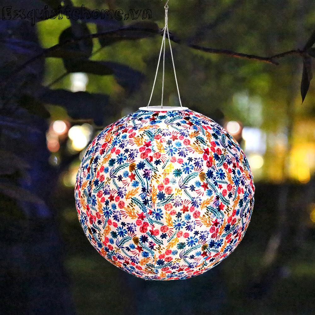 Đèn Lồng LED Tròn 12 inch Chống Thấm Nước Dùng Trang Trí