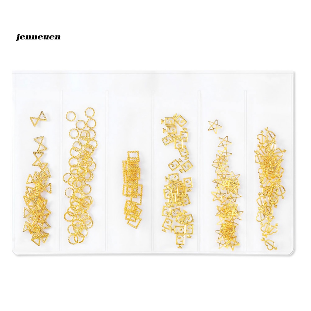 Hộp Phụ Kiện Đinh Tán Trang Trí Móng Tay Sáng Bóng Thời Trang