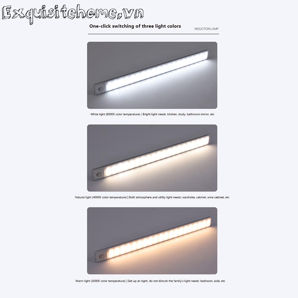 Bộ 3 Đèn Cảm Biến Chuyển Động Thông Minh Có Thể Tháo Rời Cho Nhà Ở / Văn Phòng