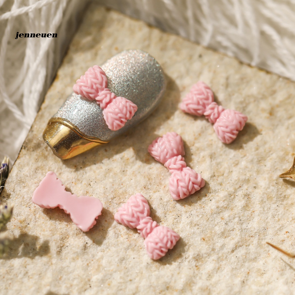 Bộ 50 Hạt Nơ 3D Bằng Nhựa Resin Trang Trí Móng Tay Nghệ Thuật