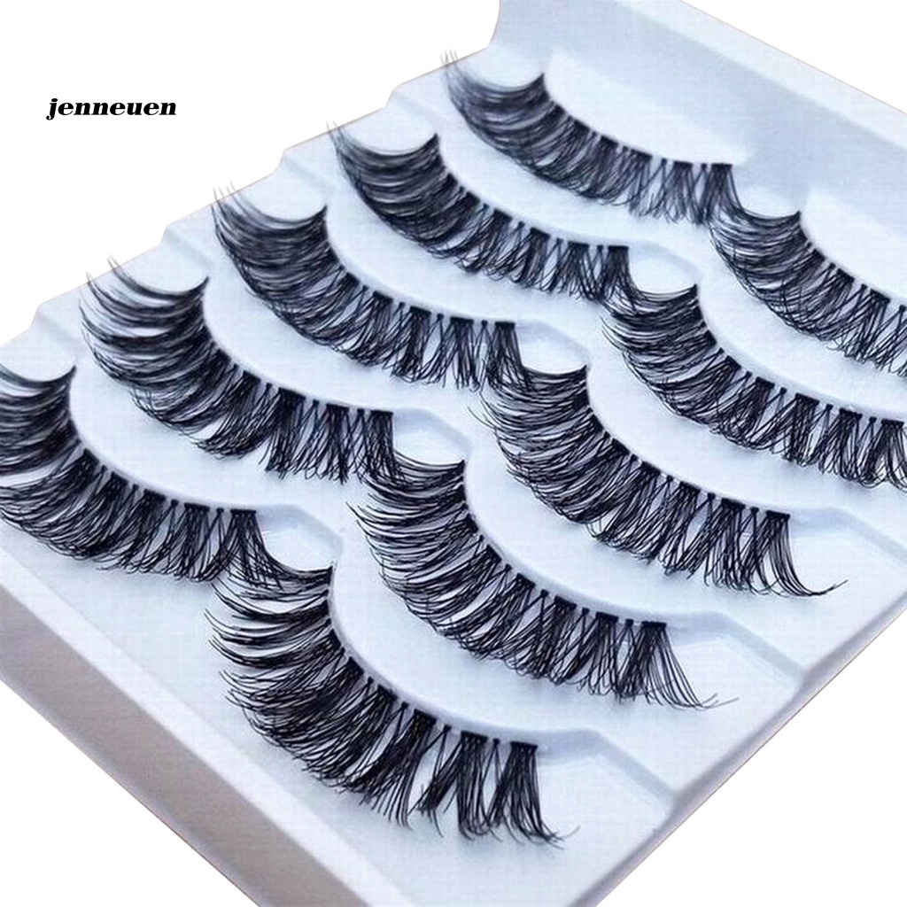 Bộ 5 Cặp Lông Mi Giả Mềm Mại Tự Nhiên