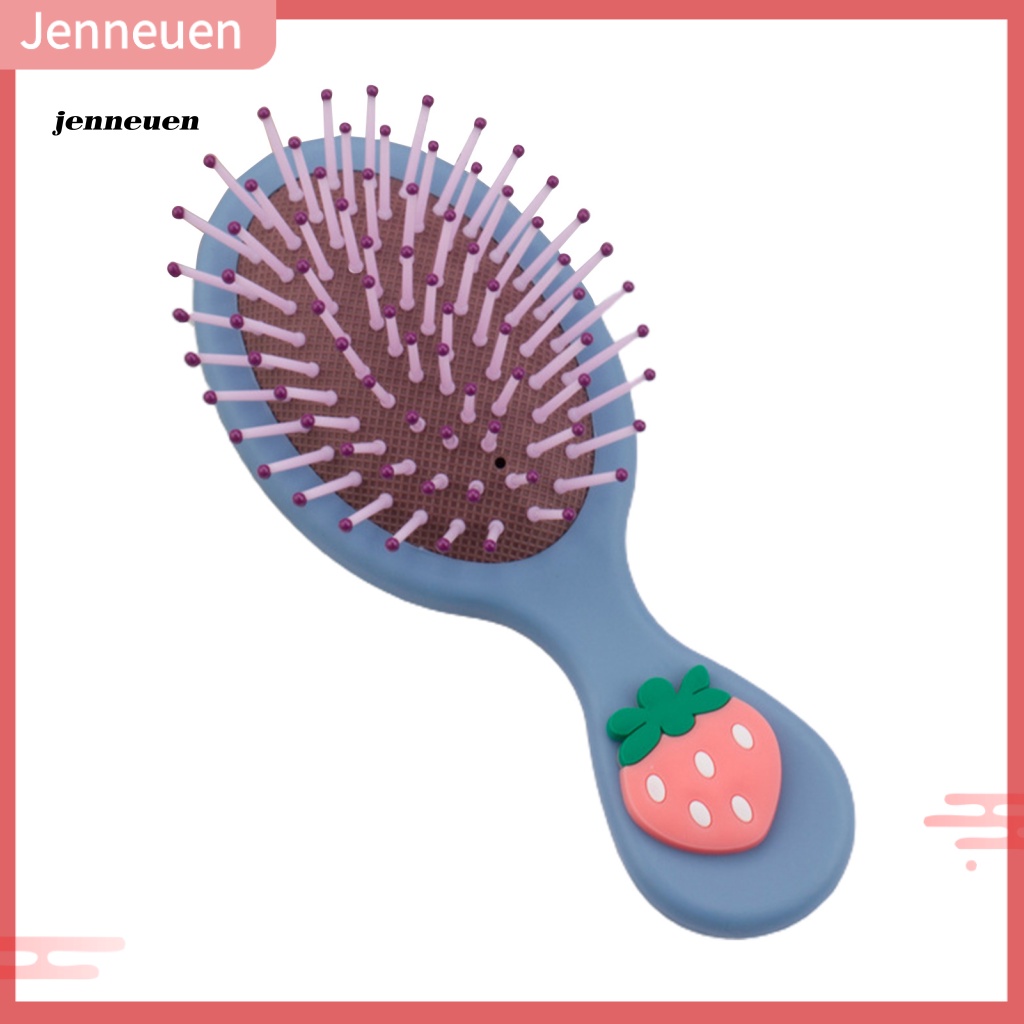 Jen Lược Nhựa Dạng Túi Khí Gập Tích Hợp Gương Trang Điểm Đẹp Mắt