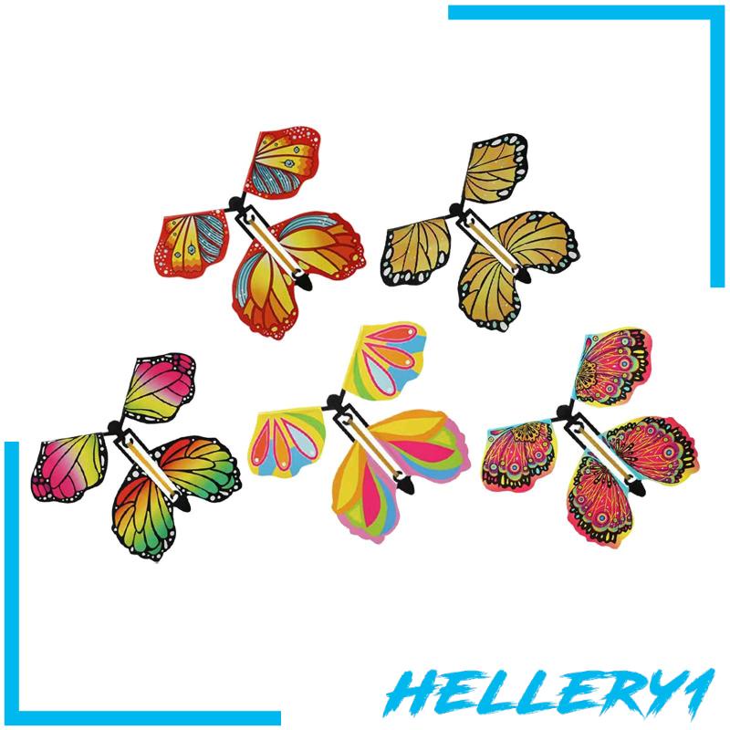 Set 5 Bươm Bướm Bay Lên Dây Cót Đồ Chơi Làm Quà Tặng Giáng Sinh / Đám Cưới