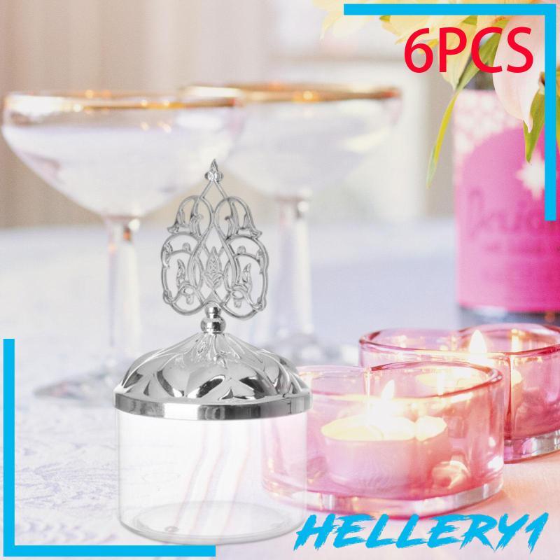 Set 6 Hũ Đựng Kẹo Có Nắp Đậy Tiện Dụng