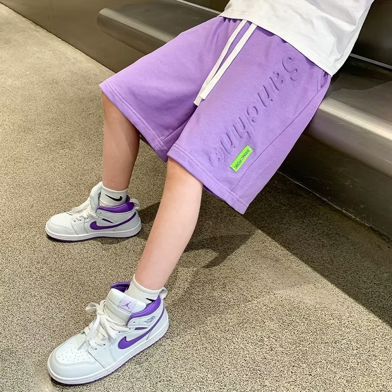 Quần Short Thể Thao Dáng Rộng Thời Trang Cho Bé Trai