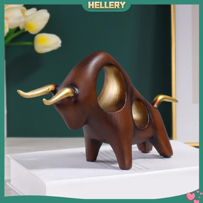 Mô Hình Bò Sữa Bằng Nhựa Resin Thủ Công Để Bàn Trang Trí Nhà Cửa / Văn Phòng