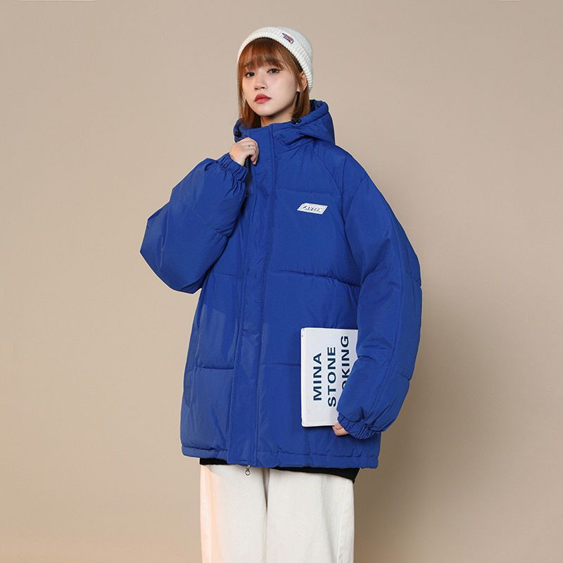 Áo Khoác Hoodie Dáng Rộng Thiết Kế Mới Dày Dặn Thời Trang Mùa Đông Theo Phong Cách Hàn Quốc Cho