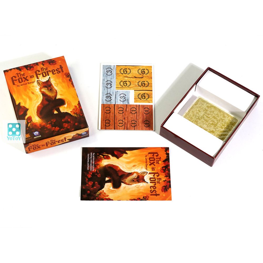 Trò chơi thẻ bài The Fox in The Forest, boardgame 02 người siêu hấp dẫn