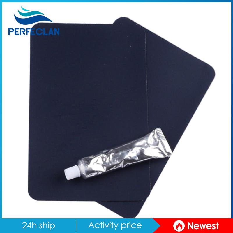 Bộ 2 Miếng Dán PVC Sửa Chữa Thuyền Bơm Hơi + Tuýp Keo 30ml