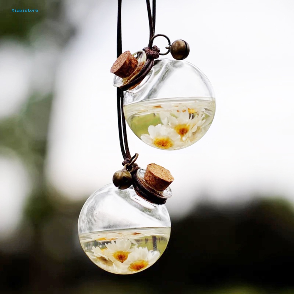 [Xiapistore] Lọ Nước Hoa Rỗng Trong Suốt Dạng Treo Trang Trí Nhà Cửa / Xe Hơi