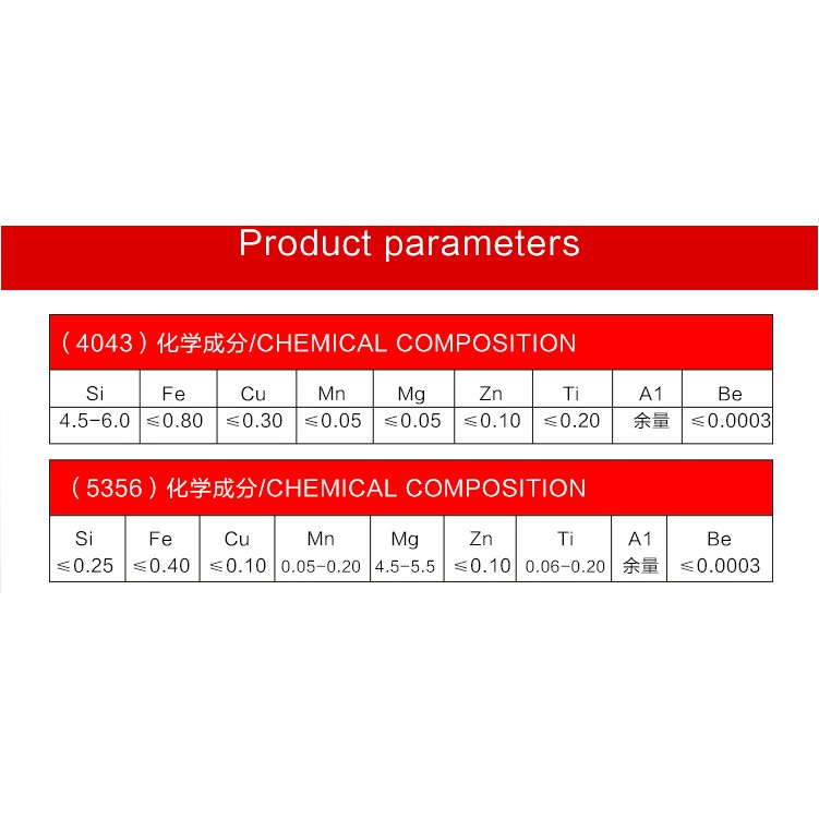 1 Kg que hàn bù tig nhôm 2.4 - 5356 Que hàn tig