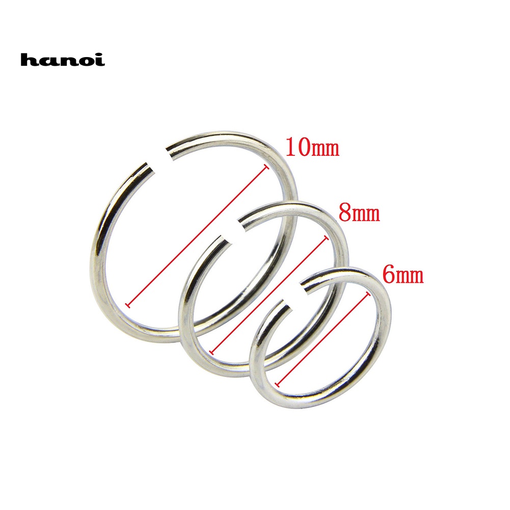 Set 14 Khuyên Mũi Bằng Thép Không Gỉ Đính Đá Cá Tính