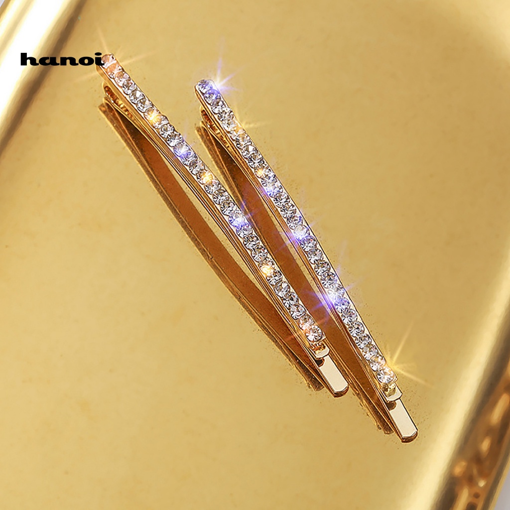 Set 2 / 4 Kẹp Tóc Đính Đá Thời Trang Nữ
