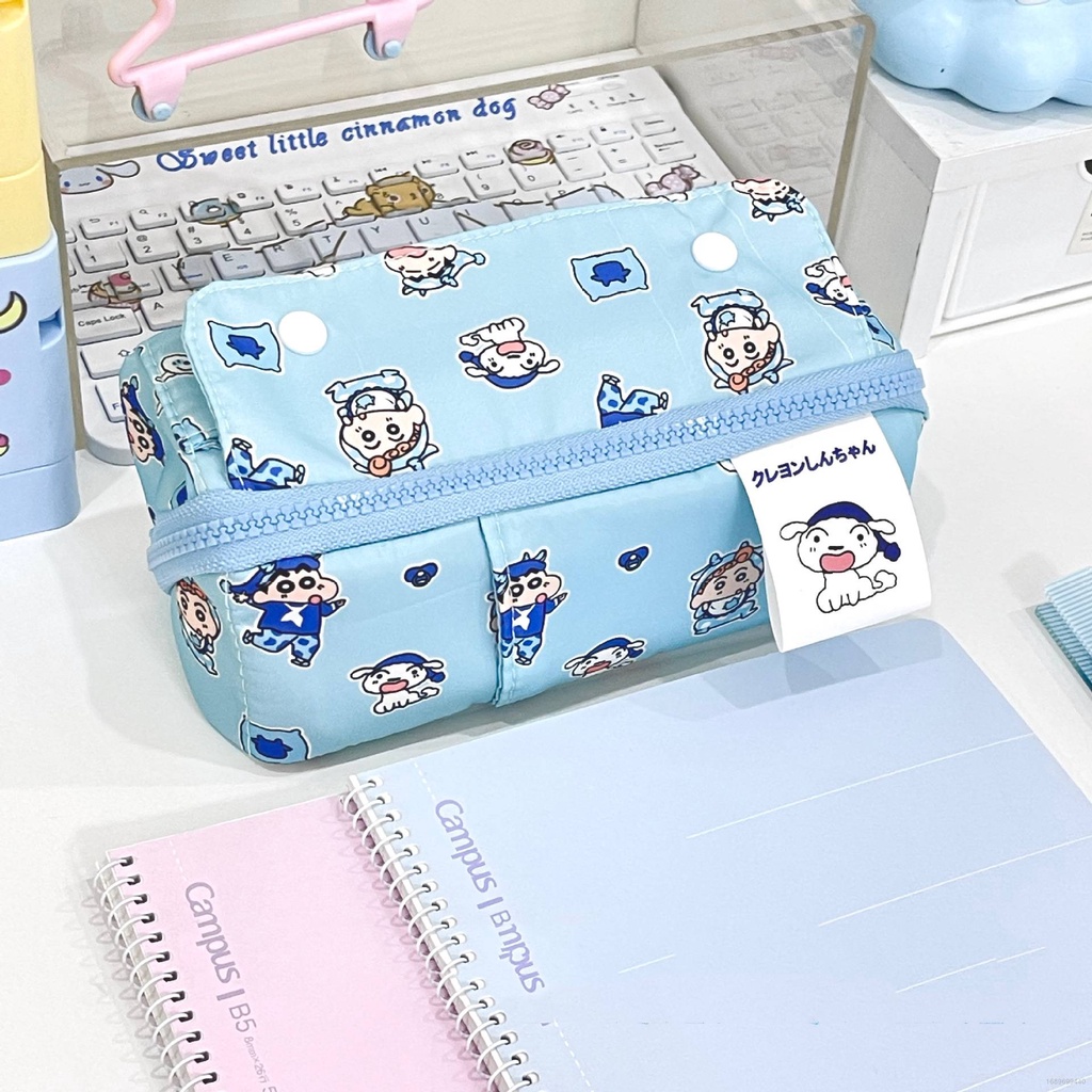 Sy2 Hộp Đựng Bút Đa Năng Hình Cậu Bé Bút Chì Shin-chan Dễ Thương Cho Học Sinh YS2