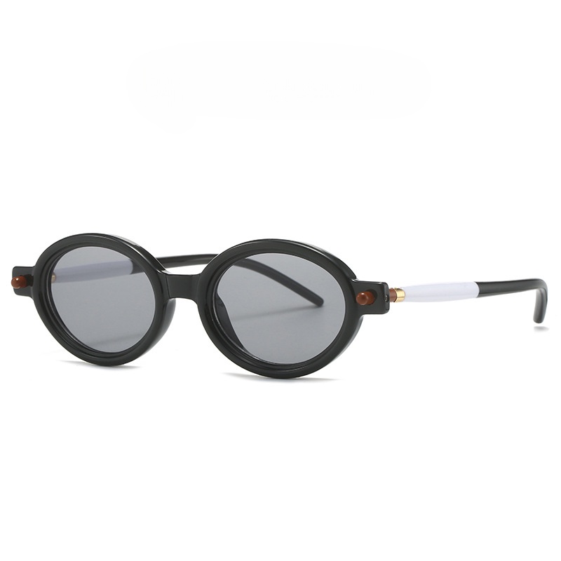 Kính Mát Gọng Tròn Phong Cách vintage Thời Trang Đi Biển Cho Nam Nữ