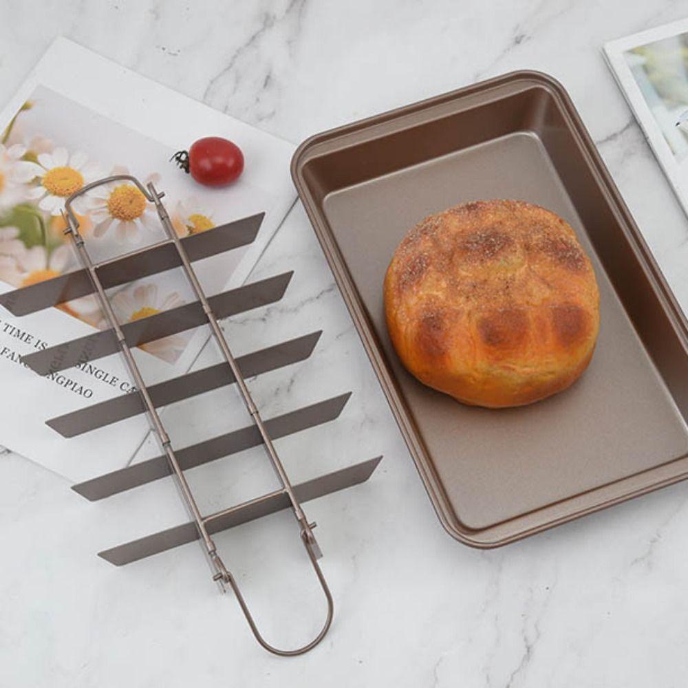 Gofidin Khay Nướng Bánh muffin 18 Ô Hình Chữ Nhật Chia Ngăn Không Dính Có Thể Tháo Rời