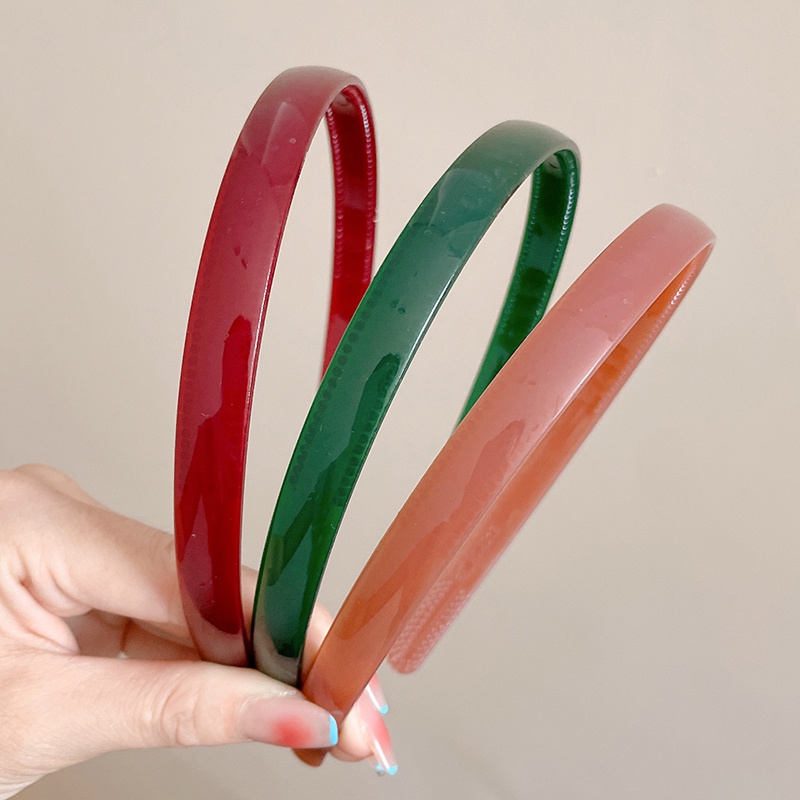 Băng Đô Cài Tóc Bằng Acrylic Màu Thạch Thời Trang Mùa Hè 2023