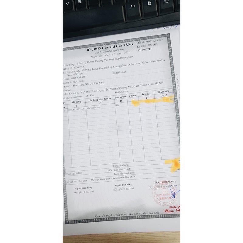 Hộp 200 viên sữa non Colostrum - hàng Pháp