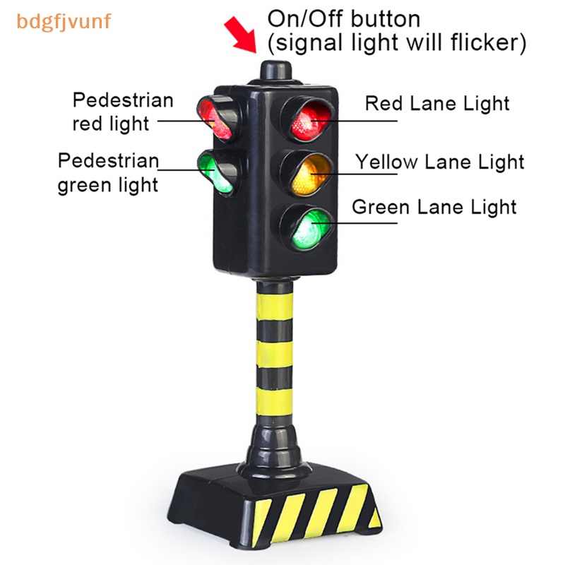 Đồ Chơi Biển Báo Giao Thông Mini Có Đèn LED Và Nhạc Cho Bé