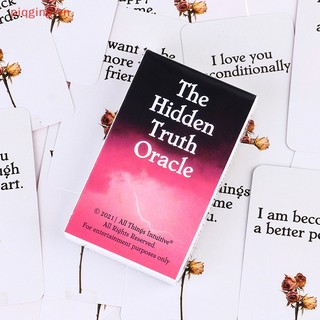 Piqging The Hidden Truth Oracle Cards Tarot Card Party Prophecy Bói toán Board Game VN