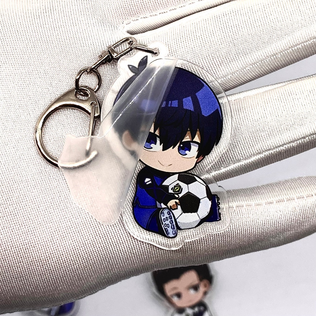 Móc khóa 3cm anime Blue Lock nhựa Acrylic hai mặt, in hình các nhân vật dễ thương NLSHOP