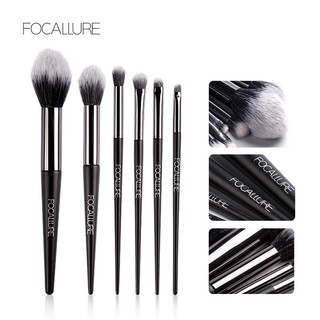 Bộ 6 Cọ Trang Điểm Focallure Đa Năng, Lông Cọ Mềm, Nhỏ Gọn, Tiện Lợi Bỏ Túi, Thích Hợp Đem Đi Du Lịch