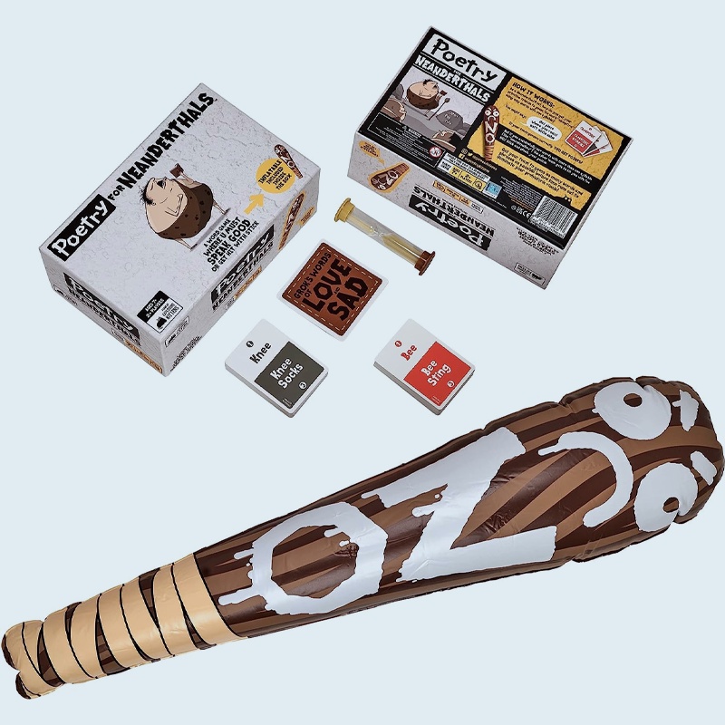 Poetry for Neanderthals by Exploding Kittens LLC - Family Card Game for Adults, Teens & Kids , White