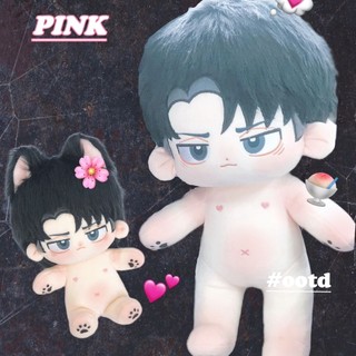 40 cm doll attack on titan levi ackerman plushie plush doll cotton quần áo thay đổi quần áo trang phục trang phục cosplay anime one-piece cotton cross-dressing