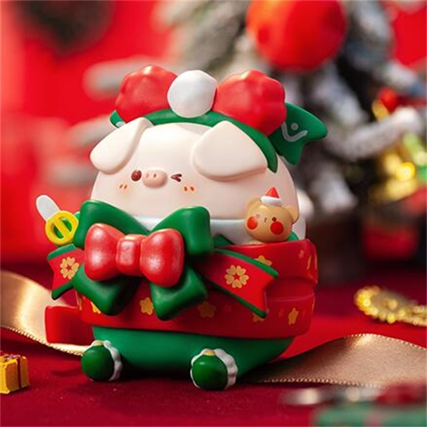 ★HGTOYS★  Dòng công ty Pikopig Merry Christmas Blind Box Doll Tide Play Ornament Gift