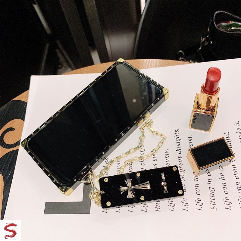 Ốp Điện Thoại Mềm Dáng Vuông Thời Trang Cho Samsung S23 Ultra Galaxy S22Ultra S21 FE S10 5G S9 + Note20