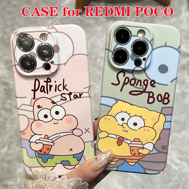 Cứng Ốp Điện Thoại Hình spongebob Cho redmi note 12 5g 11 pro + 11s 10 2022 12c a1 poco x4 gt x3 x2 m4 m3 pro f4 f3 f2