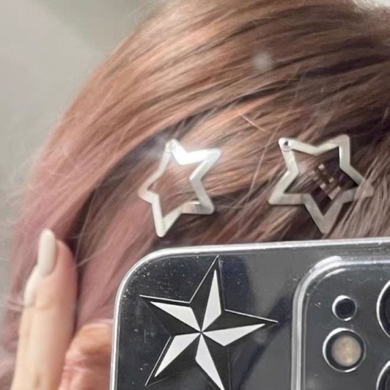 Kẹp Tóc Hình Ngôi Sao Năm Cánh Màu Sắc Ngọt Ngào