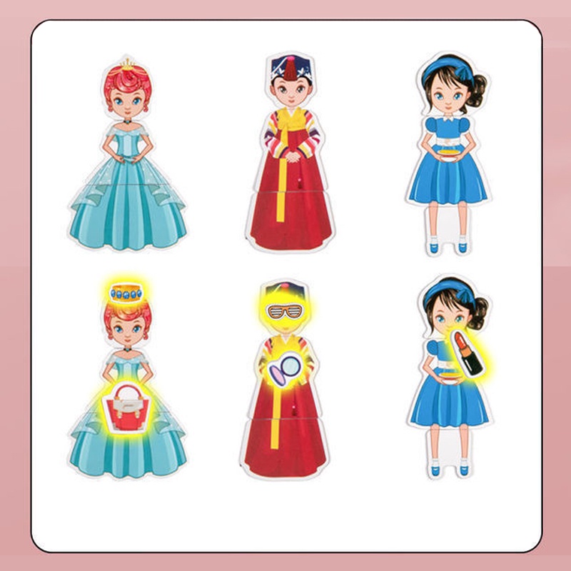MAGNETIC BOOK CREATIVE PUZZLE KID EDUCATIONAL TOY LEARNING PLAYSET