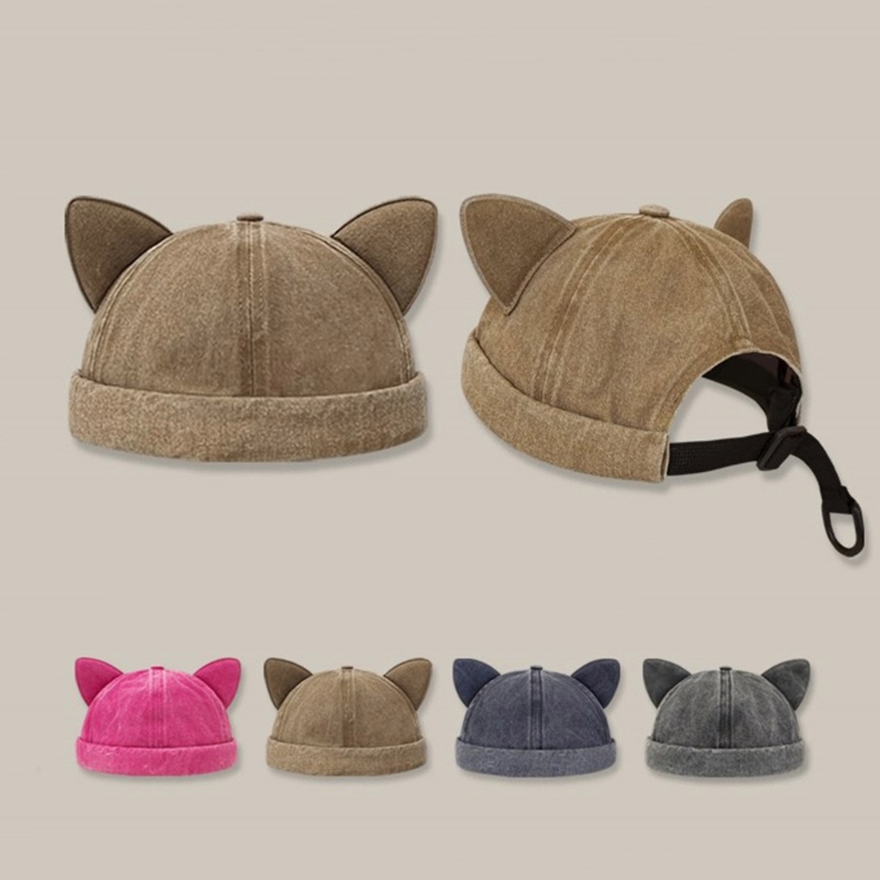 Mũ Beanie Tai Mèo Y2K Cho Người Lớn