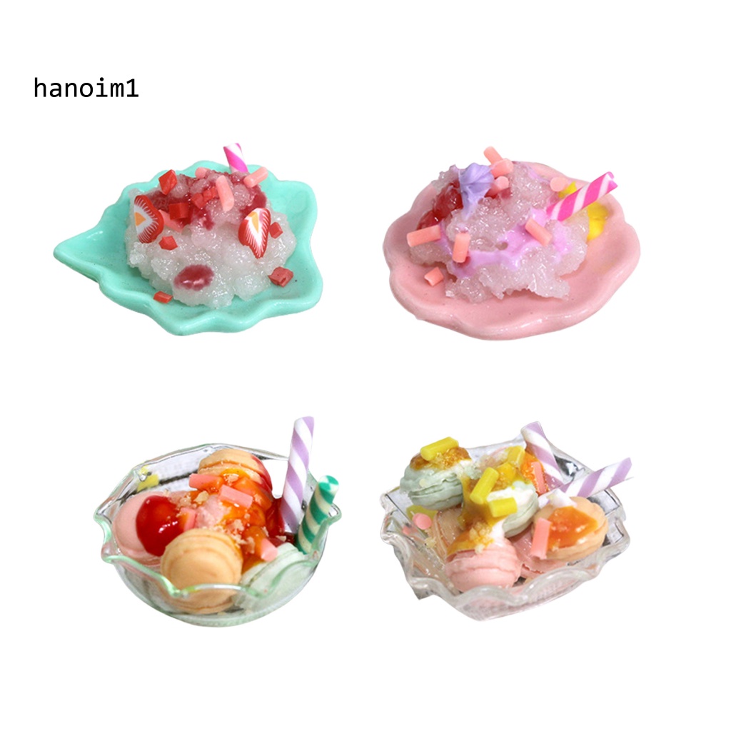 Đĩa Tráng Miệng Mini Trang Trí Cho Nhà Búp Bê