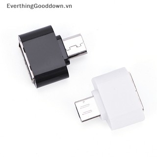 Everthinggooddown mini otg cáp usb otg bộ chuyển đổi micro usb sang usb cho máy tính bảng android samsung xiaomi htc sony lg vn