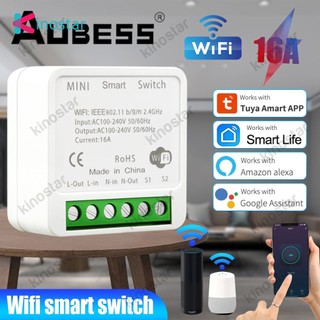 Công Tắc Điều Khiển Thông Minh MINI 16A WiFi Kết Nối Alexa Google Home Timer Tự Động